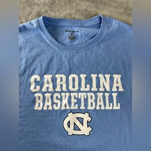 North Carolina Tar Heels Basketball UNC Champion Graphic T Shirt Blue Men’s 3XL